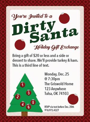 Dirty Santa - Holiday Gift Exchange