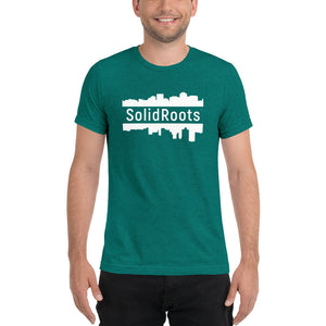 
            
                Load image into Gallery viewer, Solid Roots green t shirt
            
        
