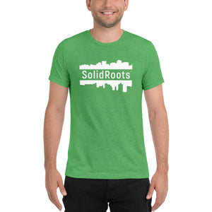 Solid Roots light green t shirt 