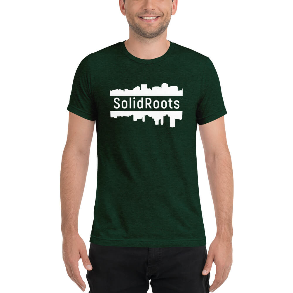 
            
                Load image into Gallery viewer, Solid Roots evergreen t shirt
            
        